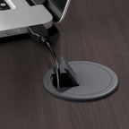 60W L-Shaped Computer Desk with Storage Cabinet & File Drawer
