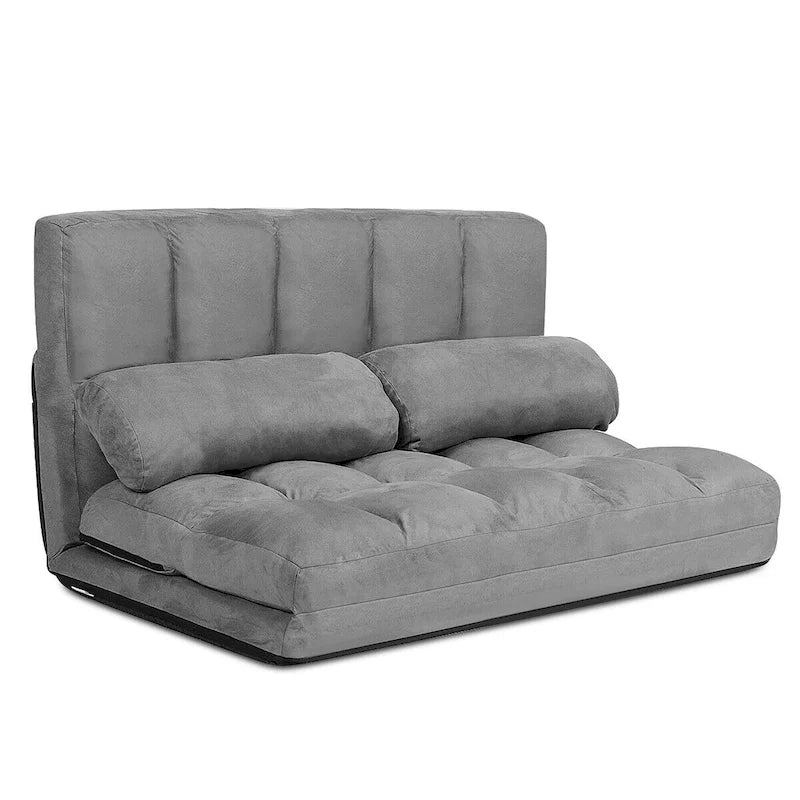 Foldable Floor Sofa Bed with 6-Position Adjustable Backrest – 330 lb Capacity