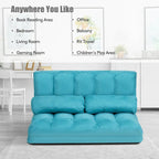 Foldable Floor Sofa Bed with 6-Position Adjustable Backrest – 330 lb Capacity