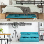 Foldable Floor Sofa Bed with 6-Position Adjustable Backrest – 330 lb Capacity