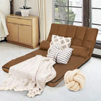 Foldable Floor Sofa Bed with 6-Position Adjustable Backrest – 330 lb Capacity