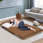 Foldable Floor Sofa Bed with 6-Position Adjustable Backrest – 330 lb Capacity