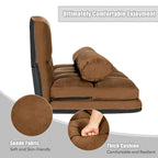 Foldable Floor Sofa Bed with 6-Position Adjustable Backrest – 330 lb Capacity
