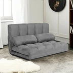 Foldable Floor Sofa Bed with 6-Position Adjustable Backrest – 330 lb Capacity