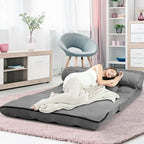 Foldable Floor Sofa Bed with 6-Position Adjustable Backrest – 330 lb Capacity