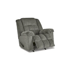 Fauteuil inclinable à bascule en peluche avec inclinaison à une traction et mouvement de bascule doux