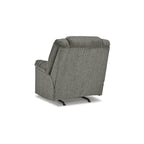 Fauteuil inclinable à bascule en peluche avec inclinaison à une traction et mouvement de bascule doux