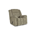 Fauteuil inclinable à bascule en peluche avec inclinaison à une traction et mouvement de bascule doux