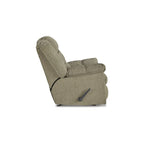 Fauteuil inclinable à bascule en peluche avec inclinaison à une traction et mouvement de bascule doux