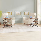 Industrial 3-Tier Small Side Table for Couch