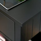 Modern Bedside End Table with Drawer & Storage Shelf – 19.75x13.75x23.5"