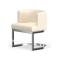 Contemporary Wingback Dining Chair – Upholstered Accent Seat