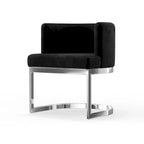 Contemporary Wingback Dining Chair – Upholstered Accent Seat