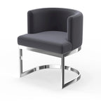 Contemporary Wingback Dining Chair – Upholstered Accent Seat