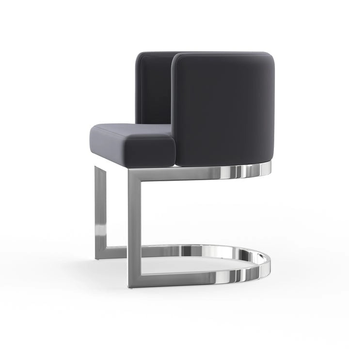 Contemporary Wingback Dining Chair – Upholstered Accent Seat