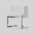 Contemporary Wingback Dining Chair – Upholstered Accent Seat
