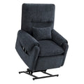Fauteuil releveur inclinable électrique multiposition avec chaleur et massage – Tissu chenille