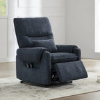 Fauteuil releveur inclinable électrique multiposition avec chaleur et massage – Tissu chenille