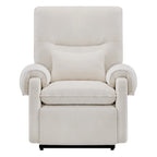 Fauteuil releveur inclinable électrique multiposition avec chaleur et massage – Tissu chenille