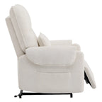 Fauteuil releveur inclinable électrique multiposition avec chaleur et massage – Tissu chenille