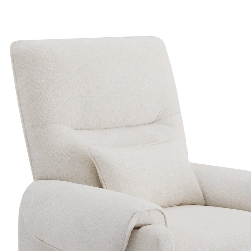 Fauteuil releveur inclinable électrique multiposition avec chaleur et massage – Tissu chenille