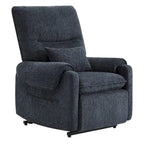Fauteuil releveur inclinable électrique multiposition avec chaleur et massage – Tissu chenille