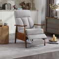 Adjustable Recliner Lounge Armchair with Footrest – Linen, Leather or Microsuede