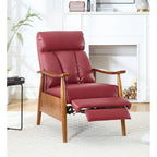 Adjustable Recliner Lounge Armchair with Footrest – Linen, Leather or Microsuede