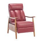 Adjustable Recliner Lounge Armchair with Footrest – Linen, Leather or Microsuede