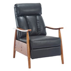 Adjustable Recliner Lounge Armchair with Footrest – Linen, Leather or Microsuede