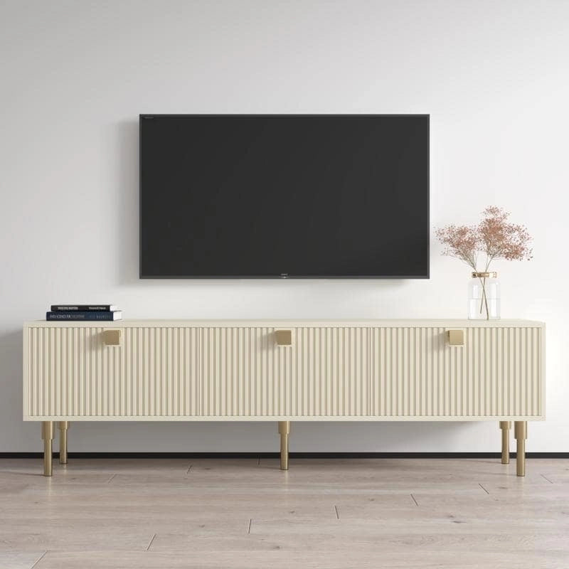 Modern TV Stand Console Cabinet – Fits Up to 80" TVs, EU-Made