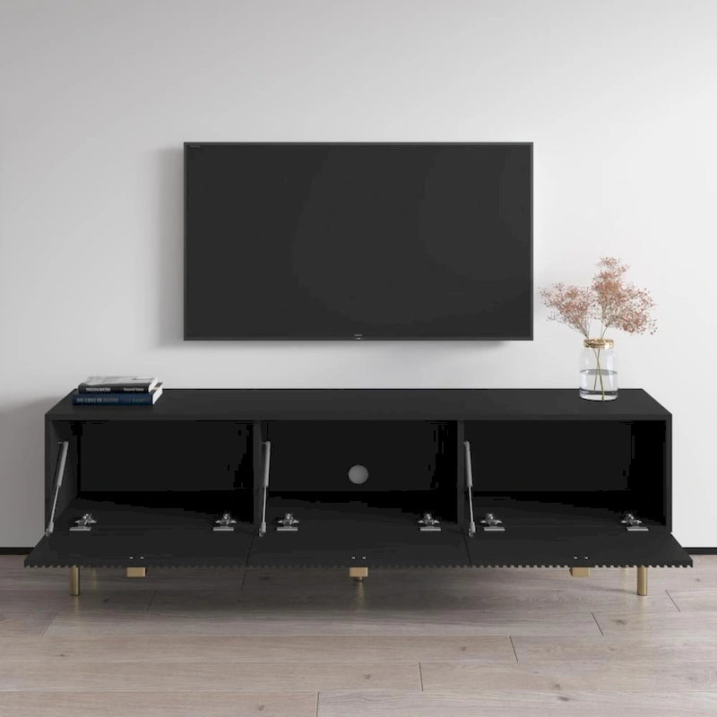 Modern TV Stand Console Cabinet – Fits Up to 80" TVs, EU-Made