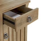 48W Small Computer Desk with Storage Hutch – Mission Style, 7 Finishes