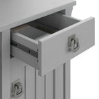 48W Small Computer Desk with Storage Hutch – Mission Style, 7 Finishes