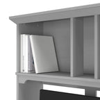 48W Small Computer Desk with Storage Hutch – Mission Style, 7 Finishes