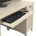 48W Small Computer Desk with Storage Hutch – Mission Style, 7 Finishes