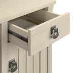 48W Small Computer Desk with Storage Hutch – Mission Style, 7 Finishes