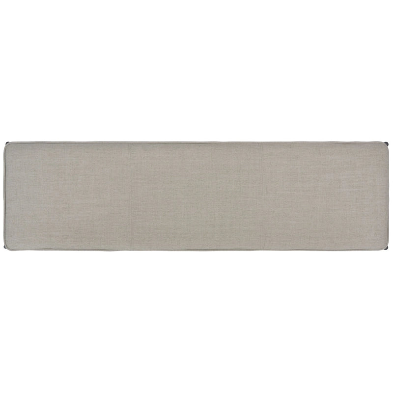 Cushioned X-Bench with Neutral Leather Seat – Minimalist Living Room Bench