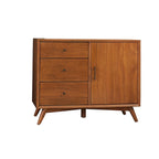 Accent Cabinet in Mahogany Solids & Okoume Veneer – Acorn Finish, Fully Assembled