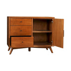 Accent Cabinet in Mahogany Solids & Okoume Veneer – Acorn Finish, Fully Assembled