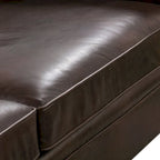 87" Chesterfield Sofa in Full-Grain Italian Leather – Diamond Tufted