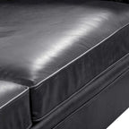 87" Chesterfield Sofa in Full-Grain Italian Leather – Diamond Tufted