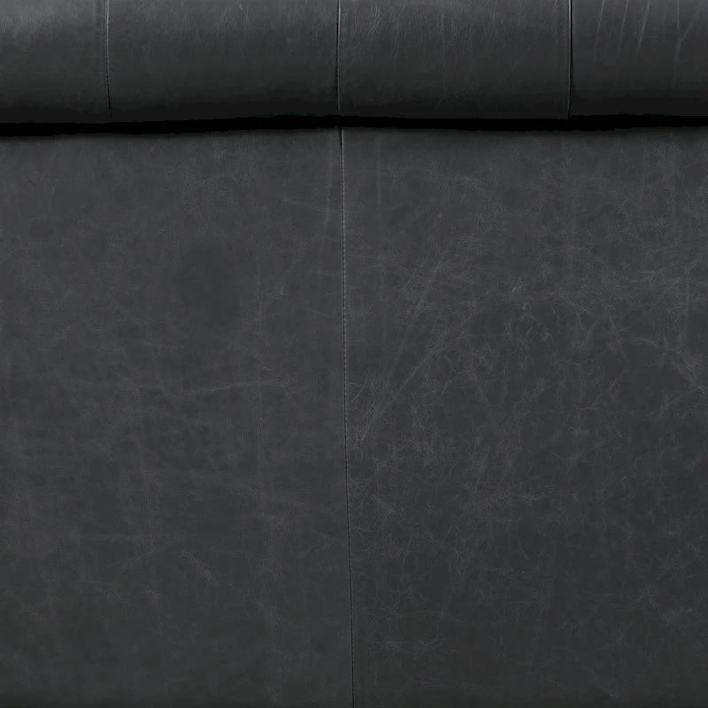 87" Chesterfield Sofa in Full-Grain Italian Leather – Diamond Tufted