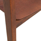 Modern Solid Oak Accent Dining Chair with Arms – Fully Assembled