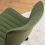 Chaise de Bureau Ergonomique Pivotante sans Accoudoirs avec Roulettes