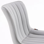 Chaise de Bureau Ergonomique Pivotante sans Accoudoirs avec Roulettes