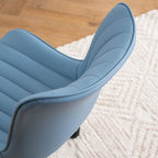 Chaise de Bureau Ergonomique Pivotante sans Accoudoirs avec Roulettes