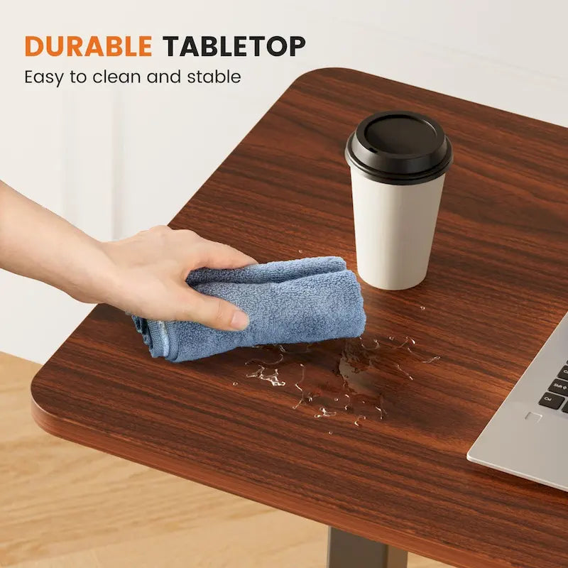 Adjustable mobile bed desk, computer desk, mobile standing desk